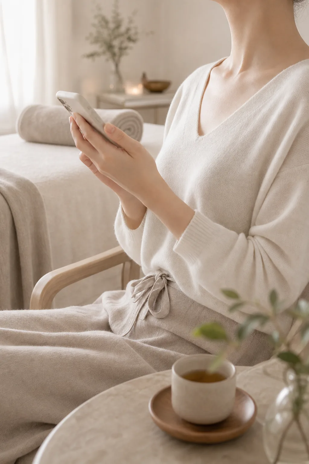 スマホ首と目線の姿勢を整えるコラムのイメージ
